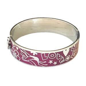 NEW Johnny Was Love HINGED BRACELET M/L 
Bangle Bird Heart Flower Silver NWT!